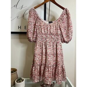 Adorable Floral Babydoll Dress